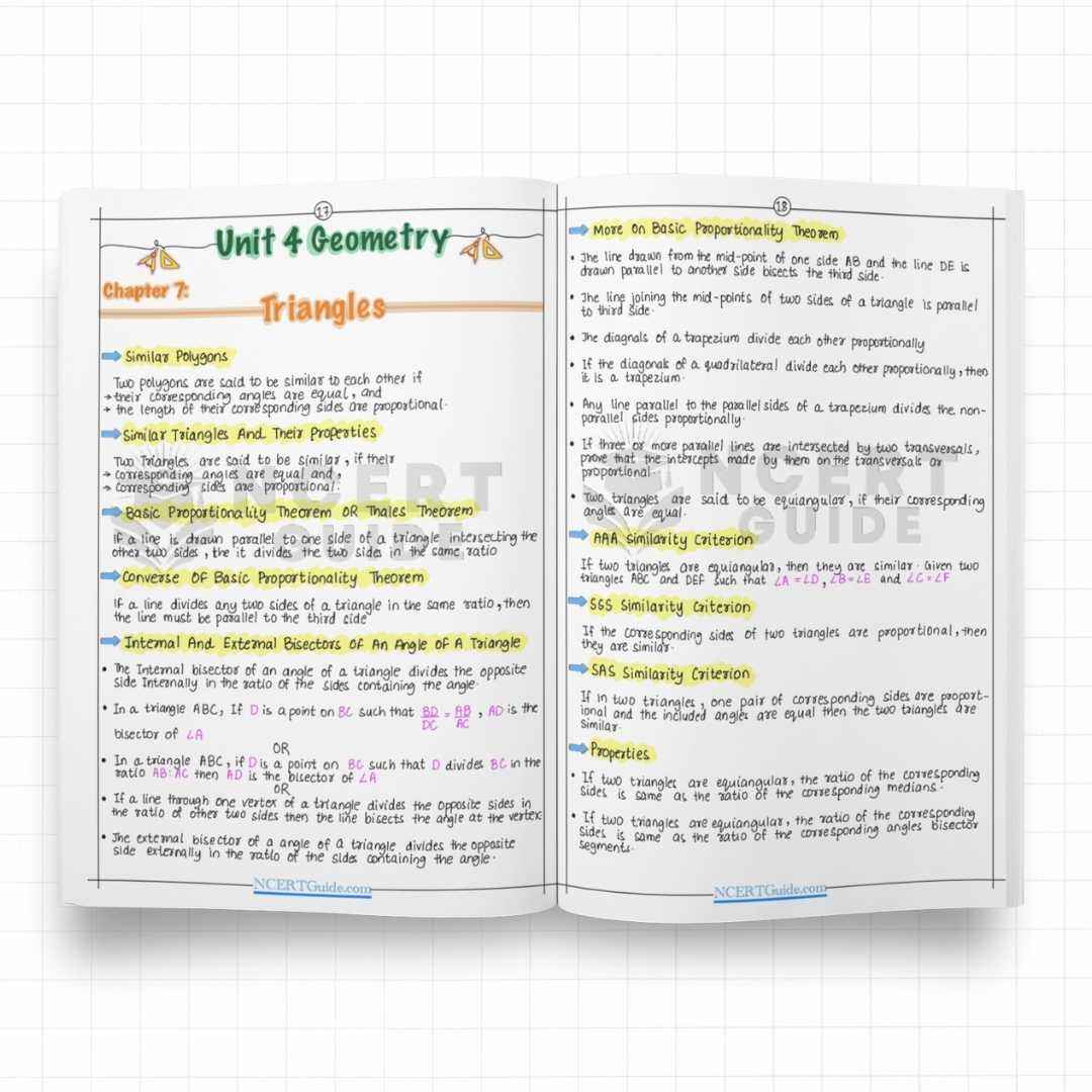 Class 10 Math Formula Sheet 2026-2027 - Image 2